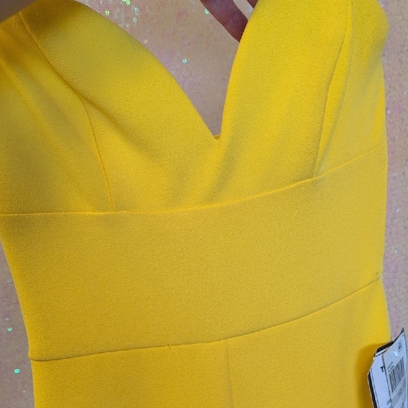 B Darlin Vibrant Yellow Dress - Picture 5 of 7